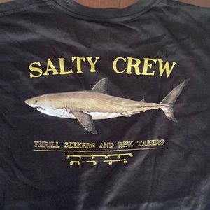 Mens Salty Crew shark surf tee